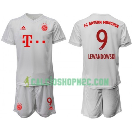 Bayern Monaco Robert Lewandowski 9 Bambino Maglia Trasferta 2020/2021 Manica Corta (+ Pantaloncini)